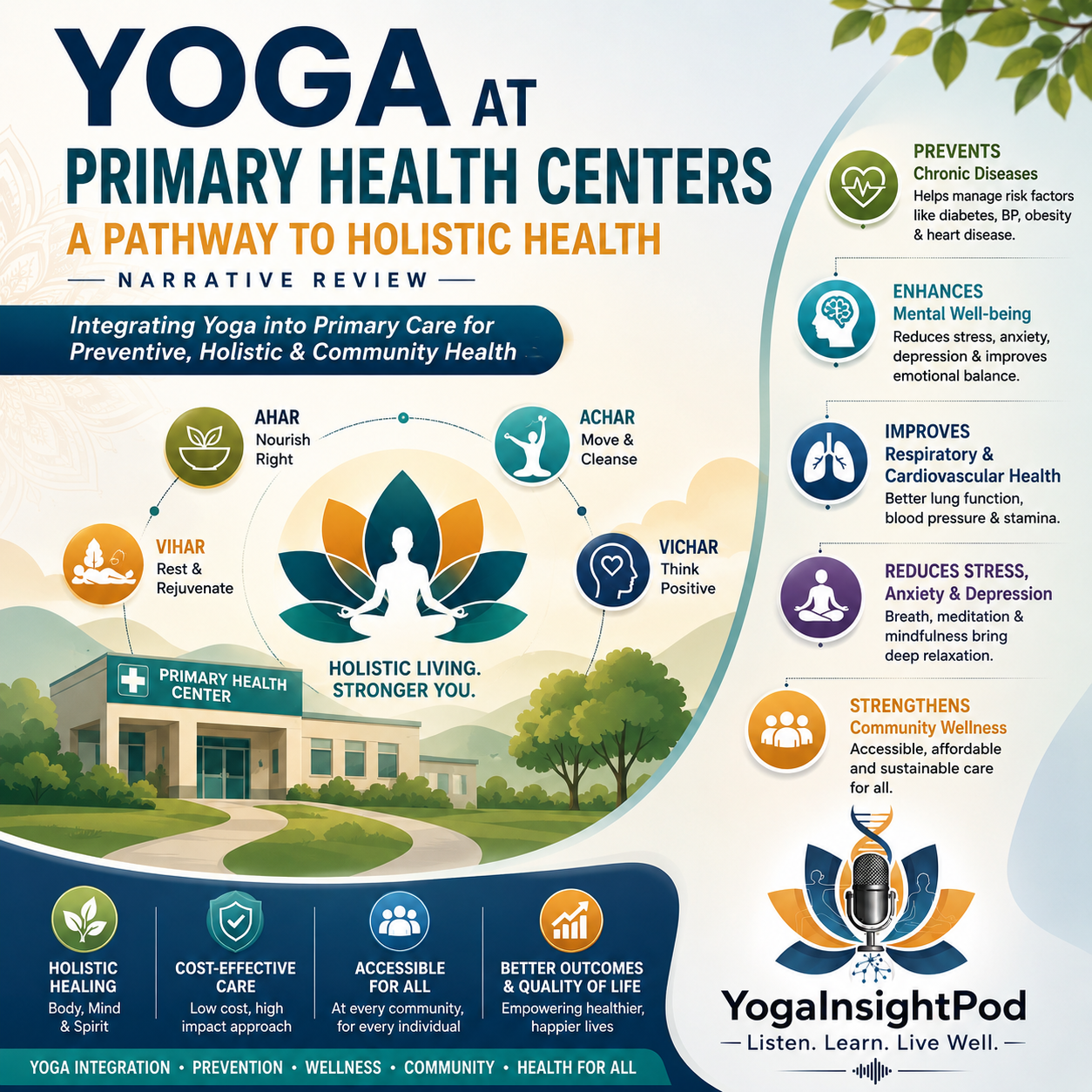 Yoga in Primary Healthcare: Can Yoga Help Prevent Chronic Disease & Transform Modern Wellness?