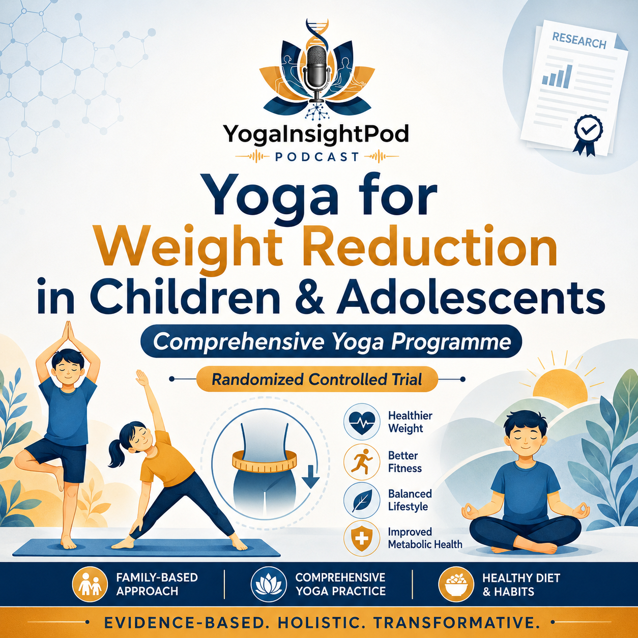 A comprehensive yoga programme for weight reduction in children & adolescents with obesity: A randomized controlled trial