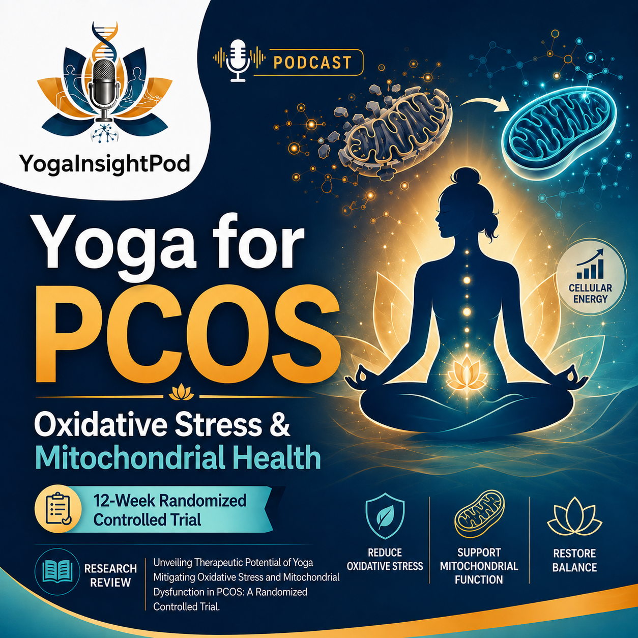 Unveiling Therapeutic Potential of Yoga Mitigating Oxidative Stress and Mitochondrial Dysfunction in PCOS: A Randomized Controlled Trial